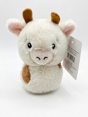 Hallmark Zip-A-Long Pull String Wind Up Plush Spotted Cow Stuffed Animal